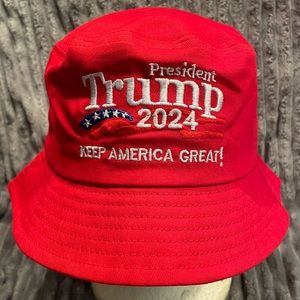 RED PRESIDENT TRUMP 2024 Keep America Great Bucket Hat 🇺🇸🇺🇸🇺🇸🇺🇸